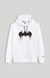 Men's White Printed Hoodies