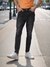 Celio Men Black Solid Skinny Fit Cotton Ankle Length Jeans