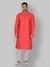 Ethnix by Raymond  Medium Red Kurta For Men
