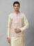 Ethnix by Raymond  Light Pink Bundi For Men