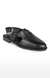 Men's Black Leather Sandals