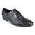 Imperio By Regal Black Men Woven Leather Formal Lace Ups