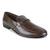 Imperio By Regal Brown Men Formal Leather Buckled Slip Ons