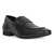 Imperio By Regal Black Mens Formal Leather Saddle Slip Ons