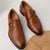 Regal Tan Men Leather Single Monks