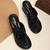 Rocia By Regal Black Women Funky Wedges