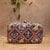 Rocia By Regal Green Women Silk Patola Print Metal Clutch