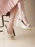 Rocia By Regal Cream Women Ankle Strap High Heel Platforms
