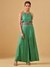 Womens Green Light Occasion Ethnic Motifs Jump Suit