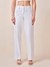 Womens Off White Work Solid Bottom