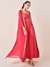 Womens Red Occasion Bohemian Kurta Set
