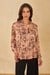 Womens Multi Work Abstract Top