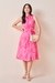 Womens Pnk/Prt Casual Abstract Dress