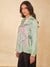 Womens Mint Casual Solid Top