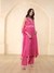 Womens Pink Occasion  Floral Kurta Set