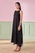Womens Black Casual Floral Dress