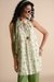 Womens Off White Casual Floral Tunic