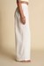 Womens White Casual Solid Bottom