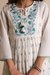 Womens Off White Casual Floral Tunic