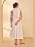 Womens Off White Casual Jacquard Kurta Set