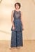 Womens Blue Occasion  Floral Kurta Set