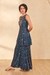 Womens Blue Occasion  Floral Kurta Set