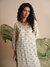 Womens White Casual Floral Kurta
