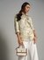 Womens Grn/Prt Work Floral Top