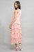 Womens Pnk/Prt Casual Floral Dress