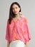 AND Pnk/Prt Casual Abstract Top