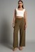 Womens Olive Casual Solid Bottom