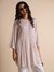 Womens Off White Casual Floral Tunic
