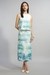 Womens Aqu/Blu Casual Abstract Co-ords