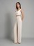 Womens Beige Work Solid Bottom