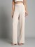 Womens Beige Work Solid Bottom