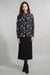 Womens Blk/Prt Work Abstract Top