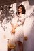 Womens Off White Casual Floral Dress