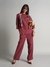 Womens Maroon Work Solid Co-ords
