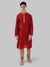Ethnix By Raymond Medium Maroon Kurta With Churidar