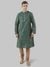 Ethnix By Raymond Medium Green Kurta With Churidar