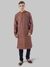 Ethnix By Raymond Rust Kurta With Churidar