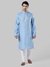 Ethnix By Raymond Light Blue Kurta With Churidar