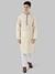 Ethnix By Raymond White Kurta With Churidar