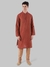Ethnix By Raymond Medium Maroon Kurta With Churidar