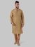 Ethnix By Raymond Beige Kurta With Churidar