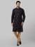 Ethnix By Raymond Black Kurta With Churidar