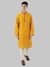 Ethnix By Raymond Medium Yellow Kurta With Churidar