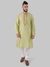 Ethnix By Raymond Light Green Kurta With Churidar