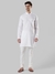 Ethnix By Raymond White Kurta With Churidar