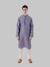Ethnix By Raymond Medium Blue Kurta With Churidar